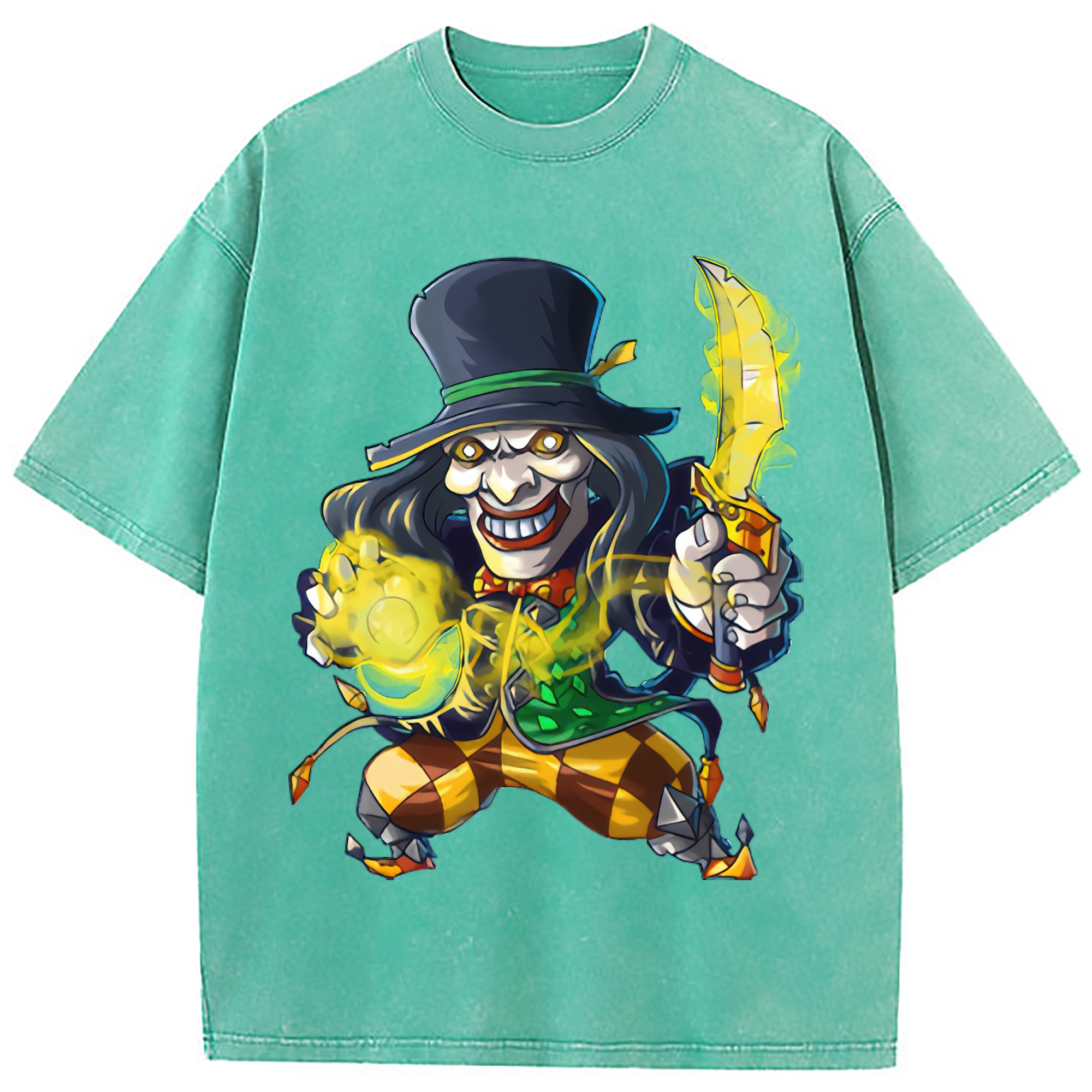 （画像用） リーグ・オブ・レジェンド League of Legends LOL 綿100% ヴィンテージ風 半袖Tシャツ（フロントプリント）